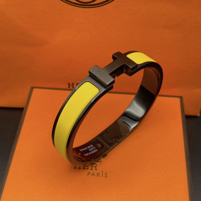 CLIC HM SO BLACK YELLOW BRACELET