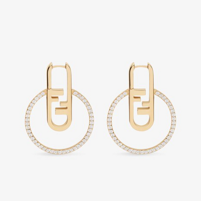 O’LOCK GOLD DIAMOND EARRINGS