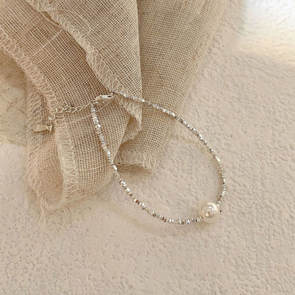 Sterling Silver Irregular Bracelet Female