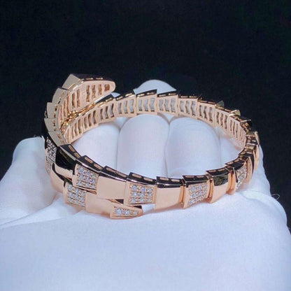 SERPENTI BRACELET PINK GOLD DIAMOND 1