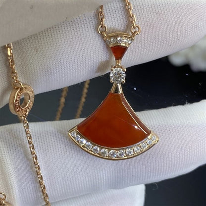 DREAM NECKLACE CARNELIAN DIAMOND