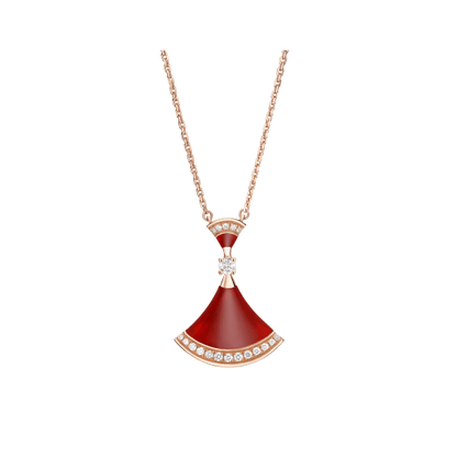 DREAM NECKLACE CARNELIAN DIAMOND