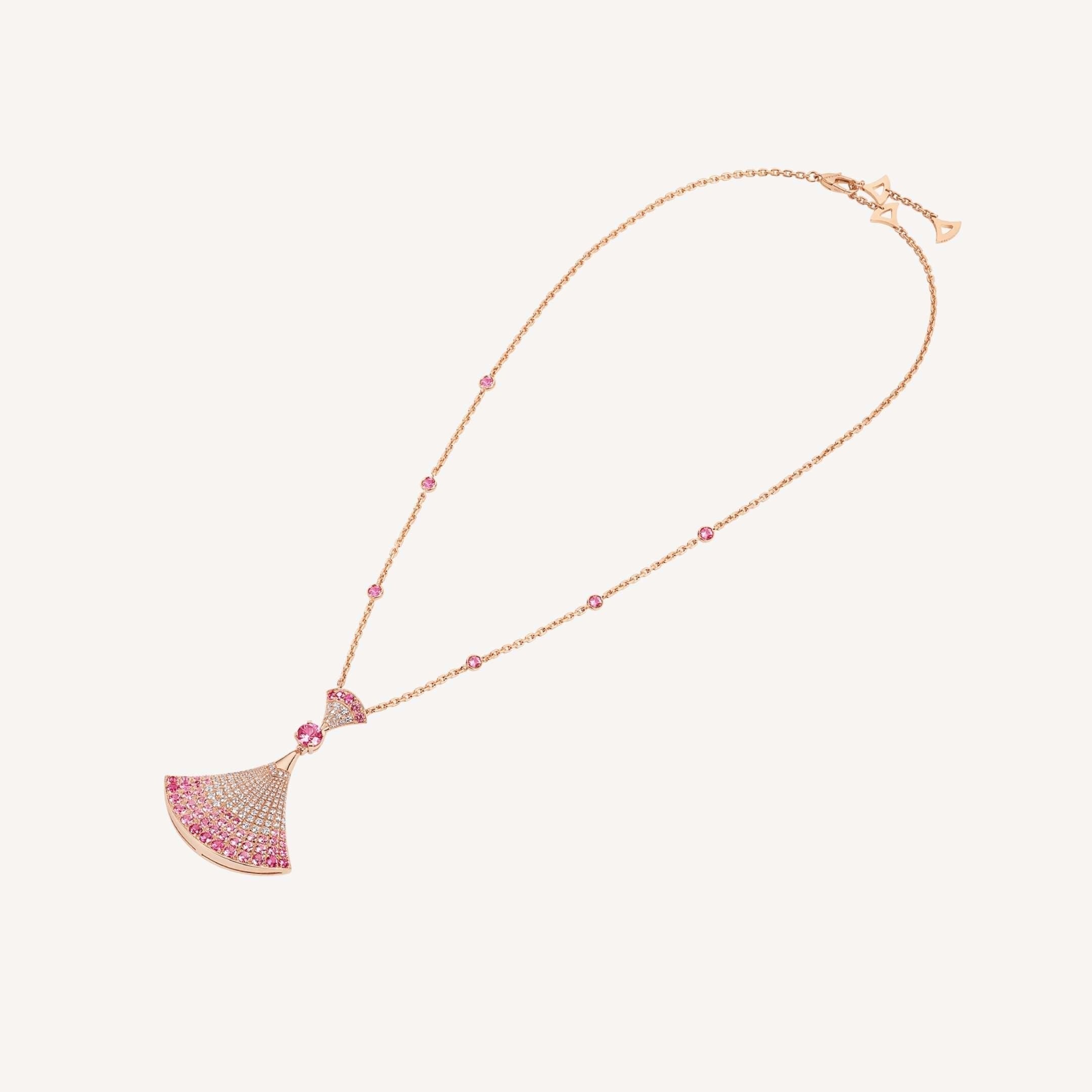 DREAM NECKLACK DIAMOND PINK GOLD