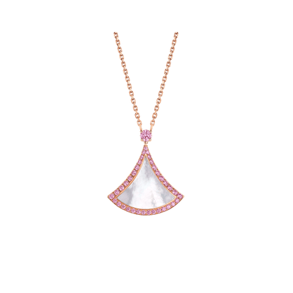 DREAM NECKLACE MOP DIAMOND PINK