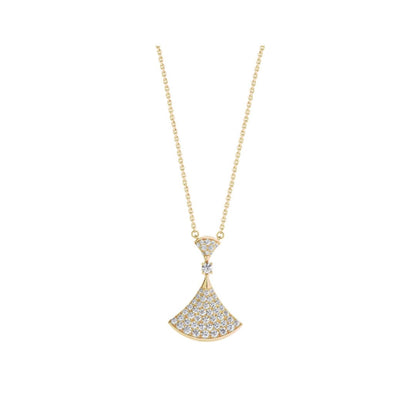 DREAM NECKLACE GOLD FULL DIAMOND