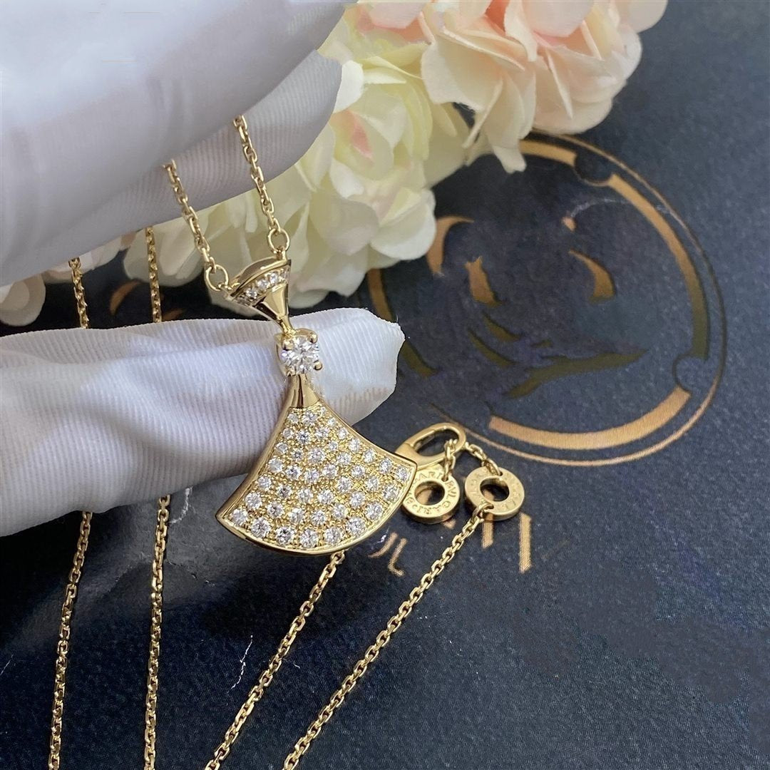 DREAM NECKLACE GOLD FULL DIAMOND