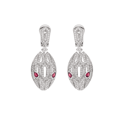 SERPENTI PINK DIAMOND EARRINGS