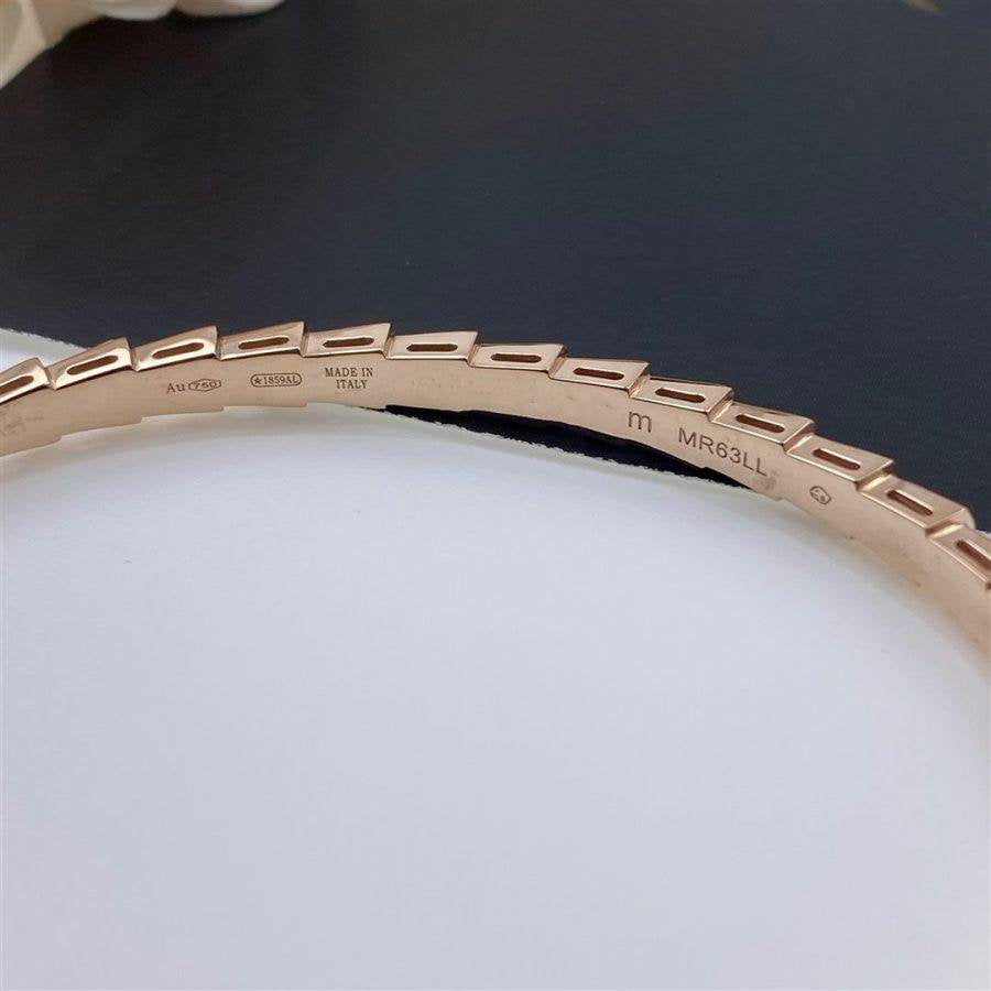 SERPENTI BRACELET PINK GOLD MOP DIAMOND