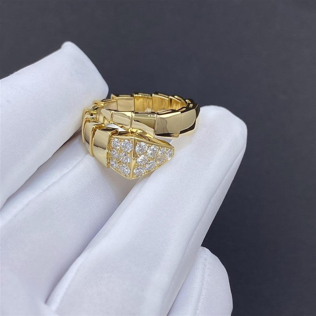 SERPENTI RING GOLD DIAMOND