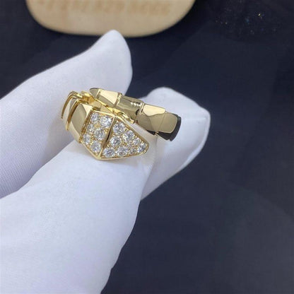 SERPENTI RING GOLD DIAMOND