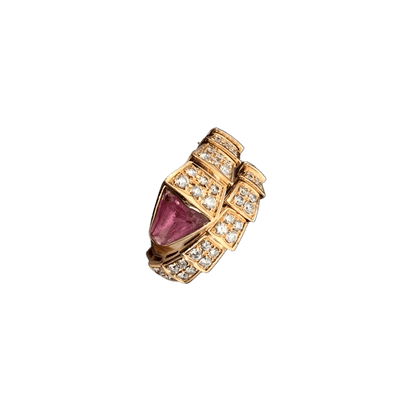 SERPENTI RING PINK GOLD DIAMOND PINK