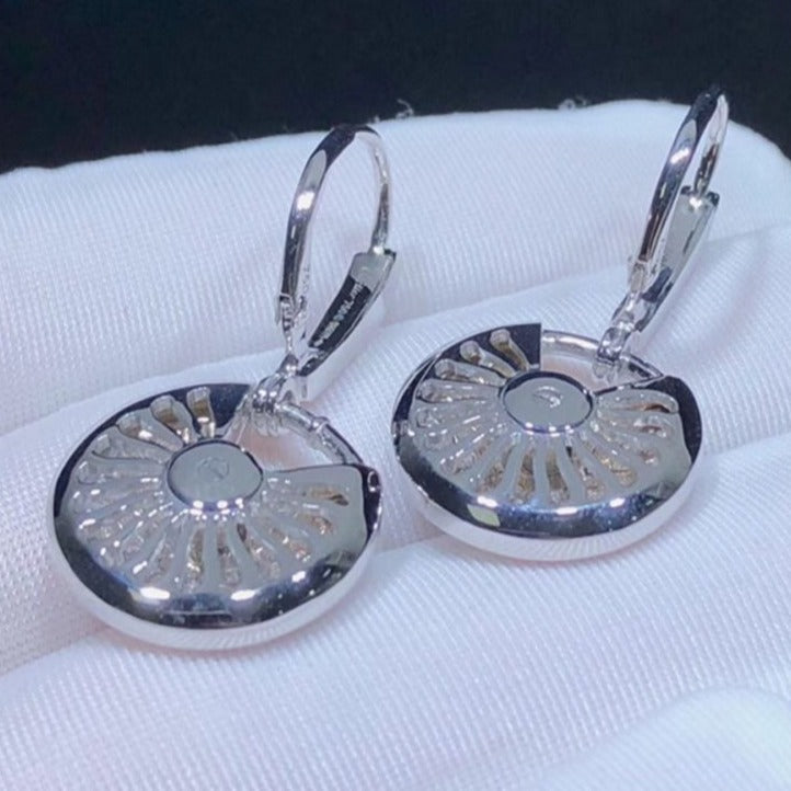 AMULETTE EARRINGS DIAMOND SILVER