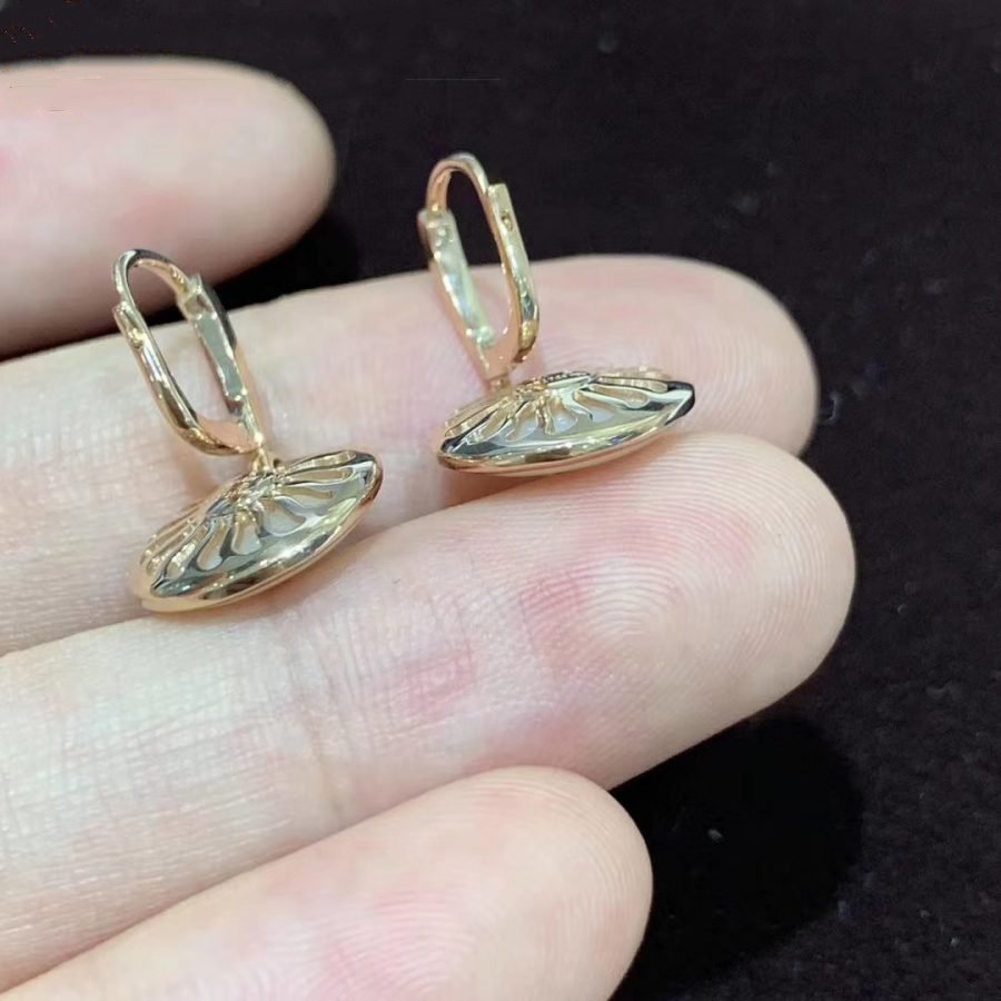 AMULETTE EARRINGS SMALL MOP GOLD