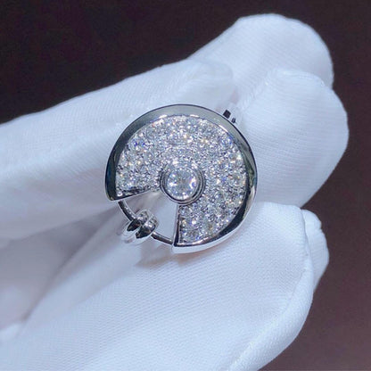 AMULETTE RING SILVER FULL DIAMOND