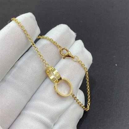 LOVE BRACELET DOUBLE RING GOLD