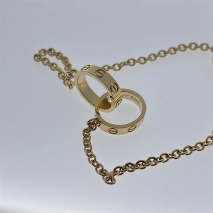 LOVE BRACELET DOUBLE RING GOLD