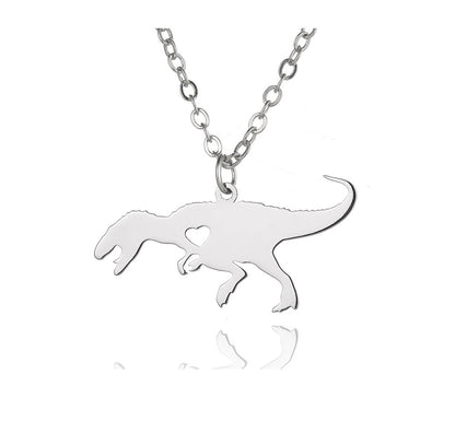 European American Cute Dinosaur Necklace Pendant