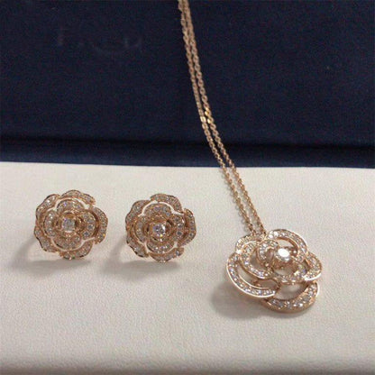 BOUTON DE EARRINGS GOLD DIAMOND