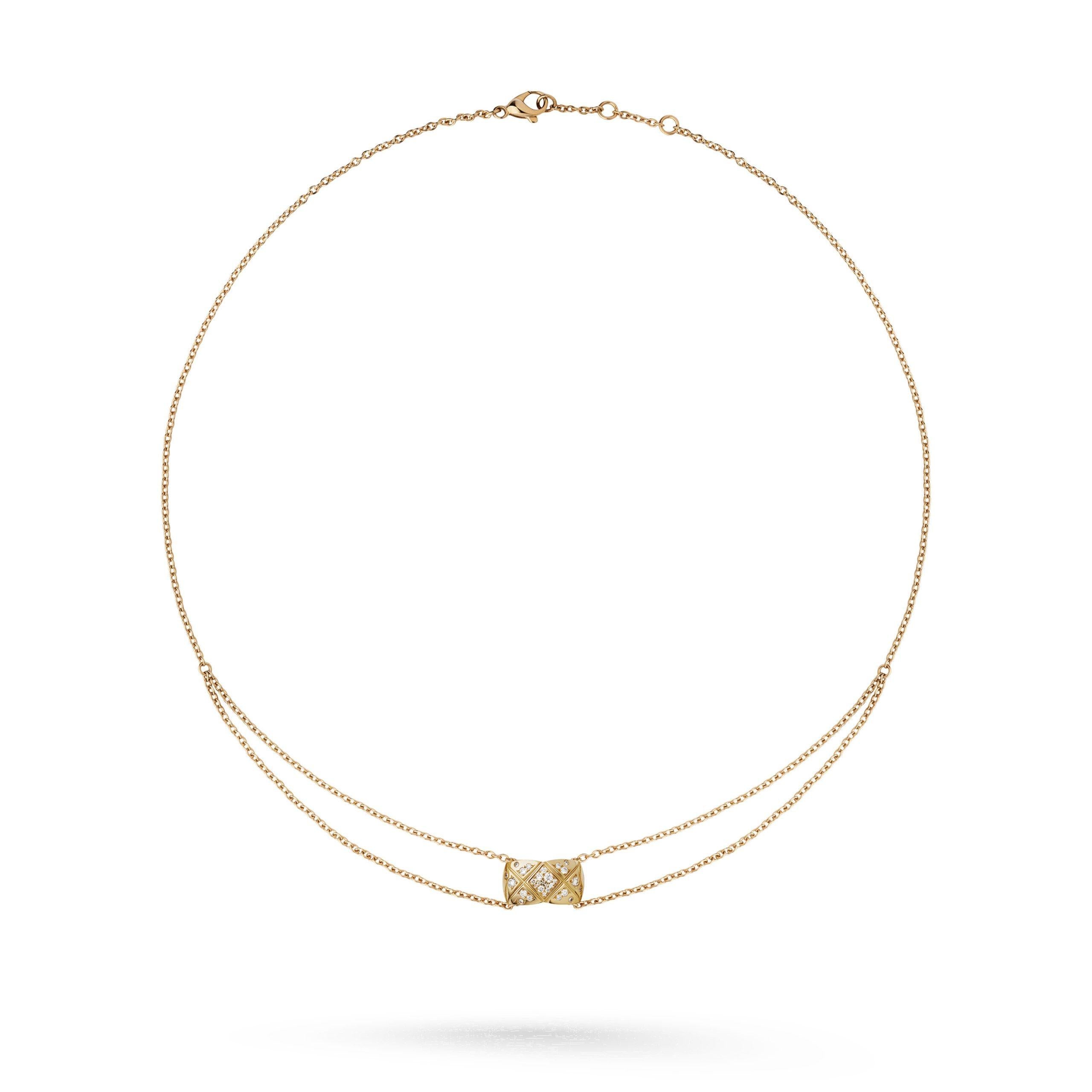 CRUSH GOLD DIAMOND NECKLACE