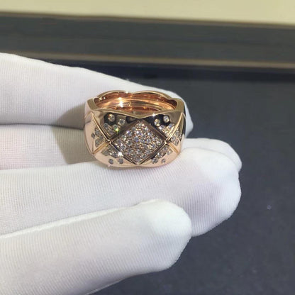 CRUSH RING PINK GOLD DIAMOND