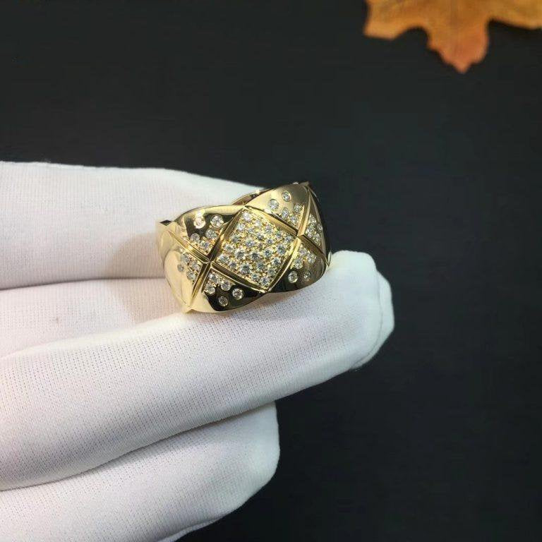 CRUSH RING GOLD DIAMOND