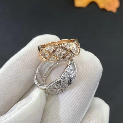 CRUSH SMALL RING PINK GOLD DIAMOND