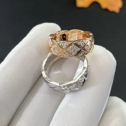 CRUSH SMALL RING PINK GOLD DIAMOND