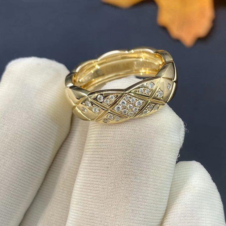 CRUSH SMALL RING GOLD DIAMOND