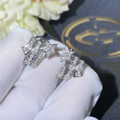 COMETE ETOILEE EARRINGS SILVER DIAMOND