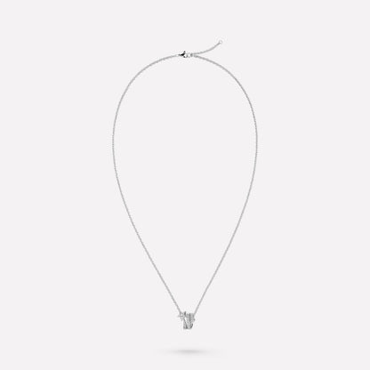 COMETE ETOILEE NECKLACE SILVER DIAMOND