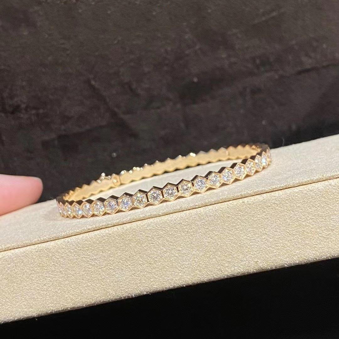 BEE LOVE GOLD BRACELET FULL DIAMOND