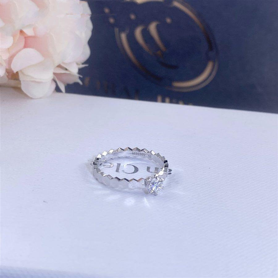 BEE LOVE RING SILVER 1 DIAMOND