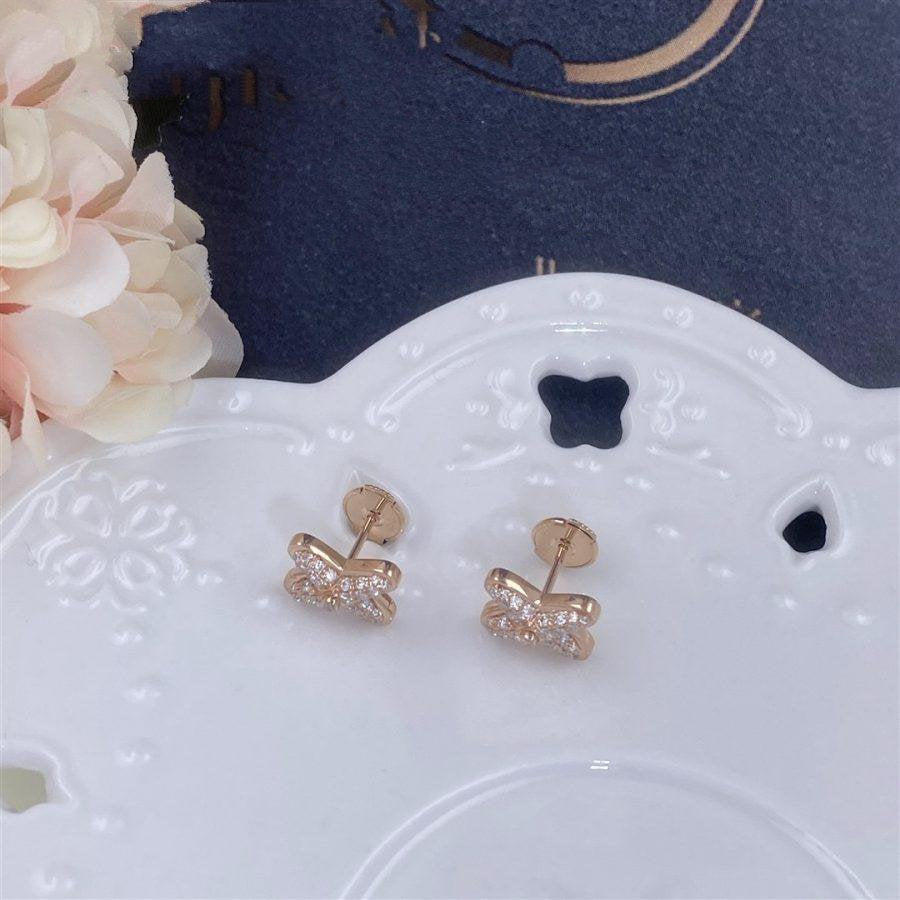 JEUX DE PINK GOLD DIAMOND EARRINGS