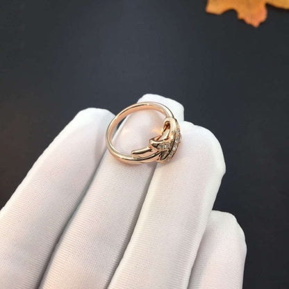 JEUX DE PINK GOLD DIAMOND RING