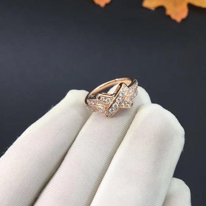 JEUX DE RING PINK GOLD DIAMOND