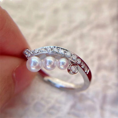 JOSEPHINE SILVER DIAMOND RING