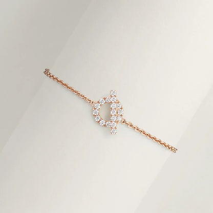 FINESSE PINK GOLD DIAMOND BRACELET