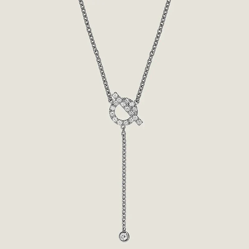 FINESSE SILVER DIAMOND NECKLACE