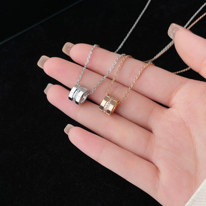 small ice cube diamond necklace