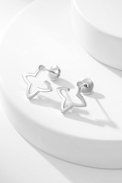 BLOSSOM STUD STAR DIAMOND EARRINGS