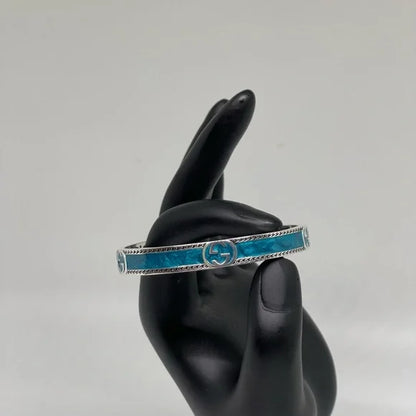 GG TURQUOISE ENAMEL BRACELET