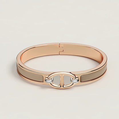 CLIC CHAINE PINK GOLD BRACELET