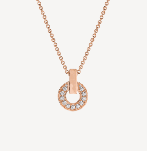 GARI NECKLACE PINK GOLD DIAMOND