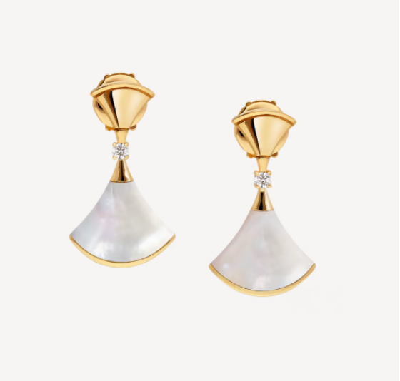 DREAM MOP 1 DIAMOND EARRINGS