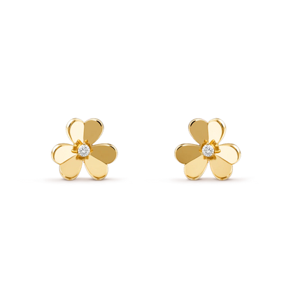 FRIVOLE GOLD FLOWER EARRINGS