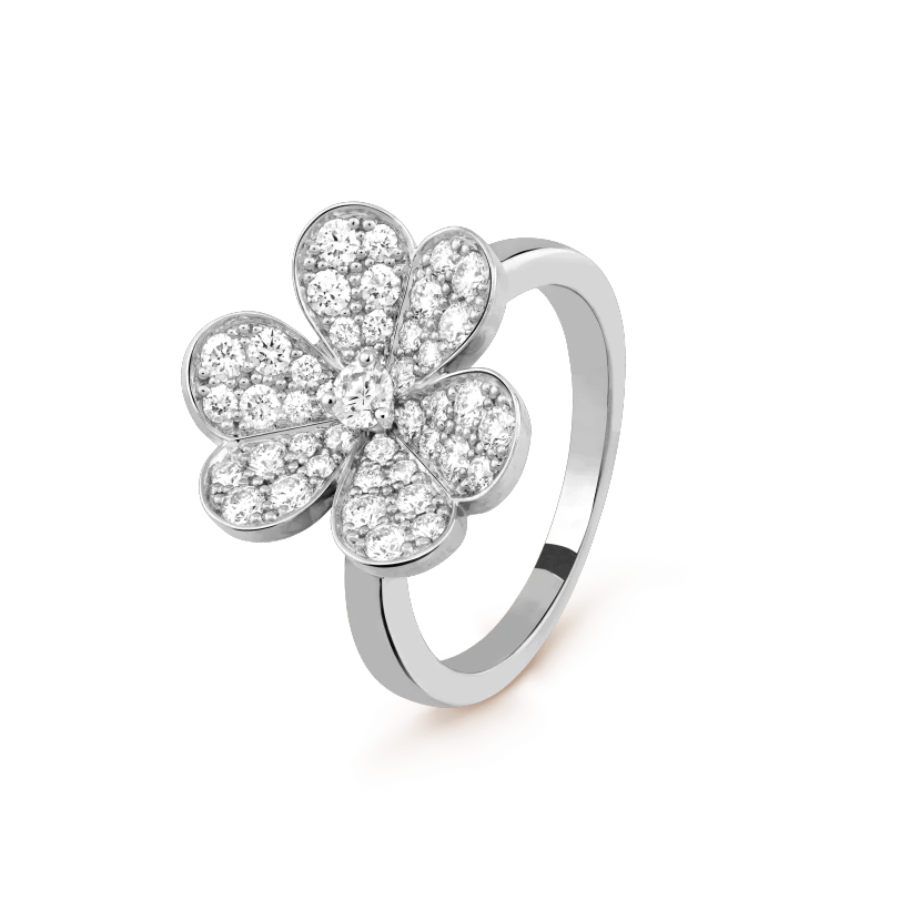 FRIVOLE SILVER DIAMOND RING