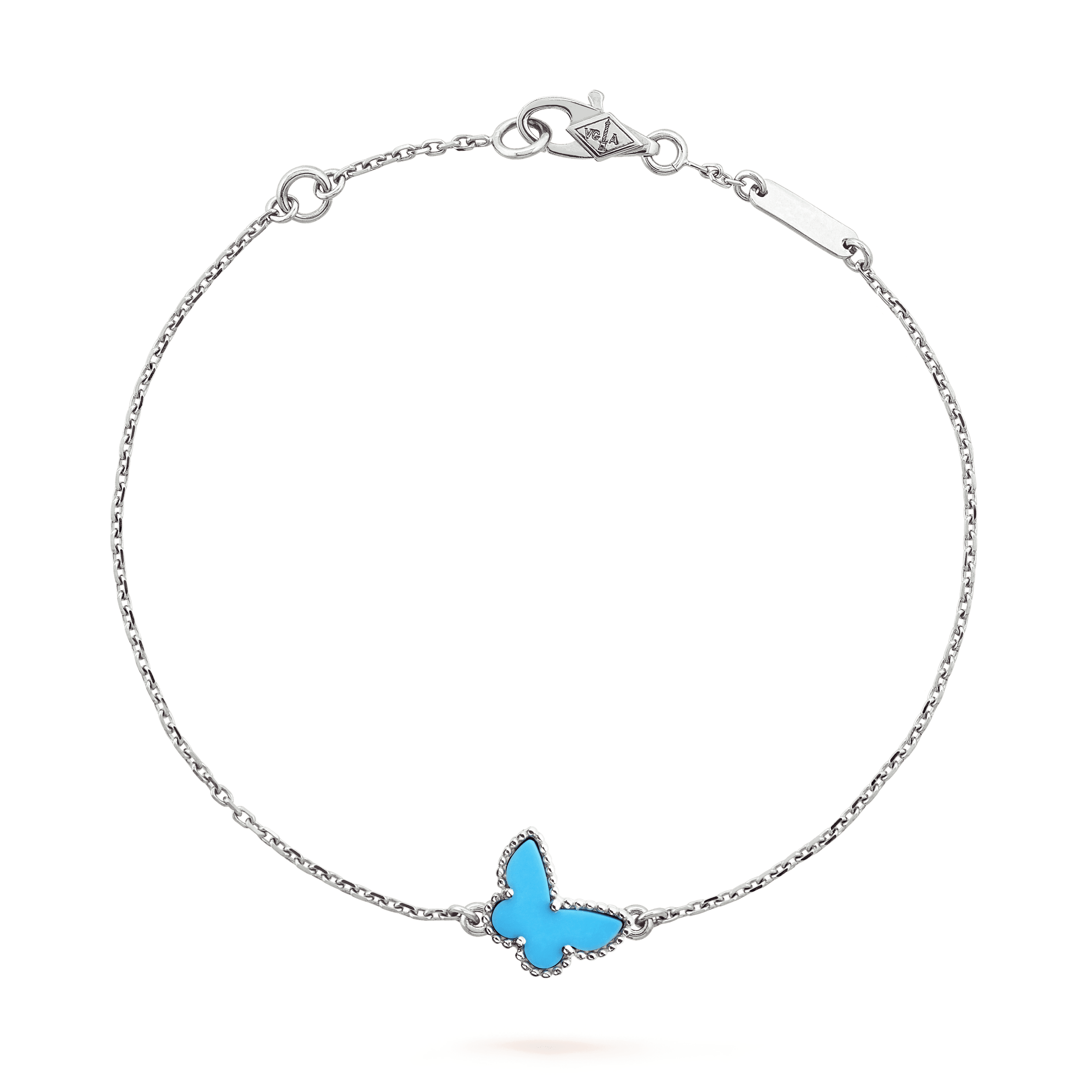 BUTTERFLY TURQUOISE SILVER BRACELET