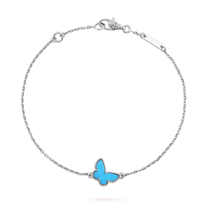 BUTTERFLY TURQUOISE SILVER BRACELET