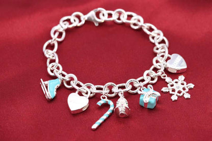 CHRISTMAS SILVER BRACELET