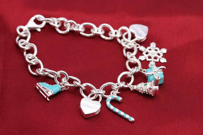 CHRISTMAS SILVER BRACELET